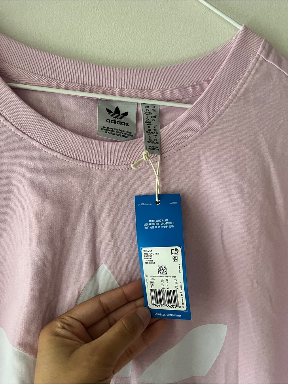 Pink Adidas Graphic Tee (size 2X) - Picture 2 of 3